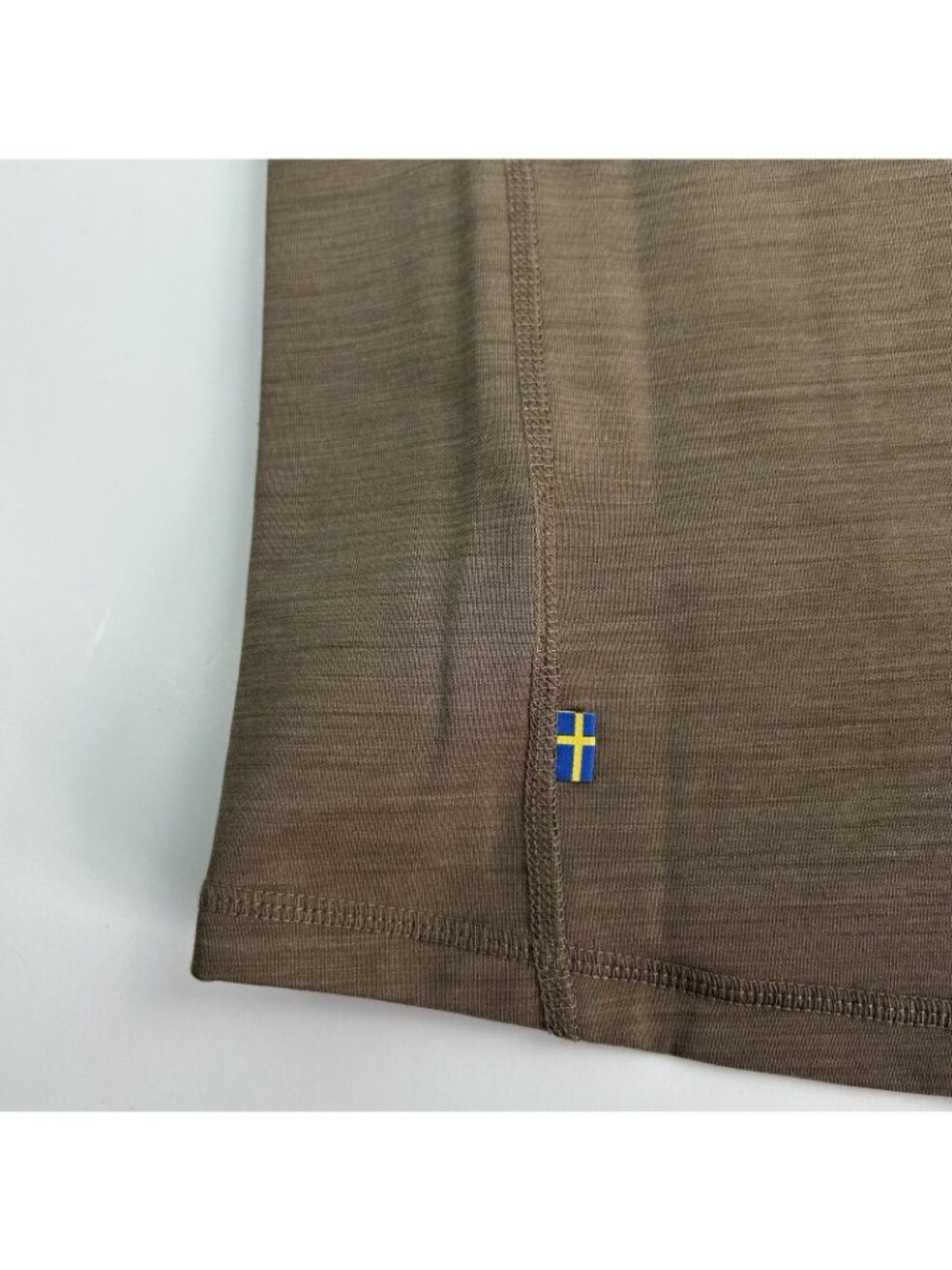 FJallraven Men Sz S Keb Fleece Hoodie Suede Brown Water Wind Resistant NWT $210 - Picture 10 of 10